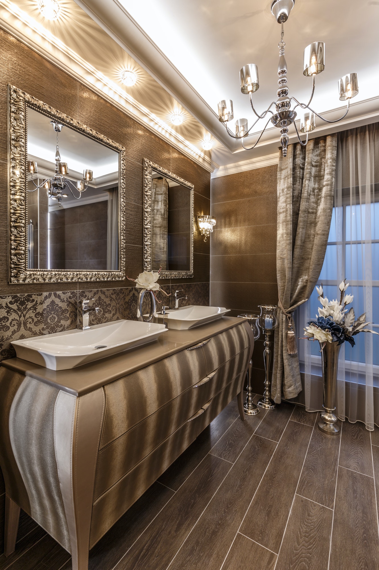 Bathroom with double sink